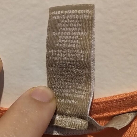 Sexy Y2K Banana Republic Sleeveless Top Gathered Plunging V-Neck Cami in Coral - Picture 8 of 16